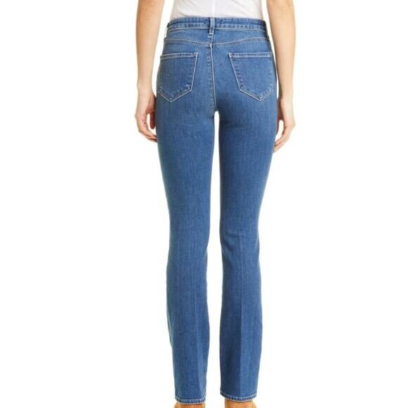 L’AGENCE Oriana High Waist Straight Leg Jeans In Toledo - Picture 8 of 10
